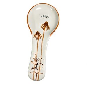 NEW Rae Dunn REST Fall Floral Design SPOON REST